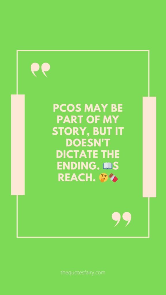how to deal with pcos quotes