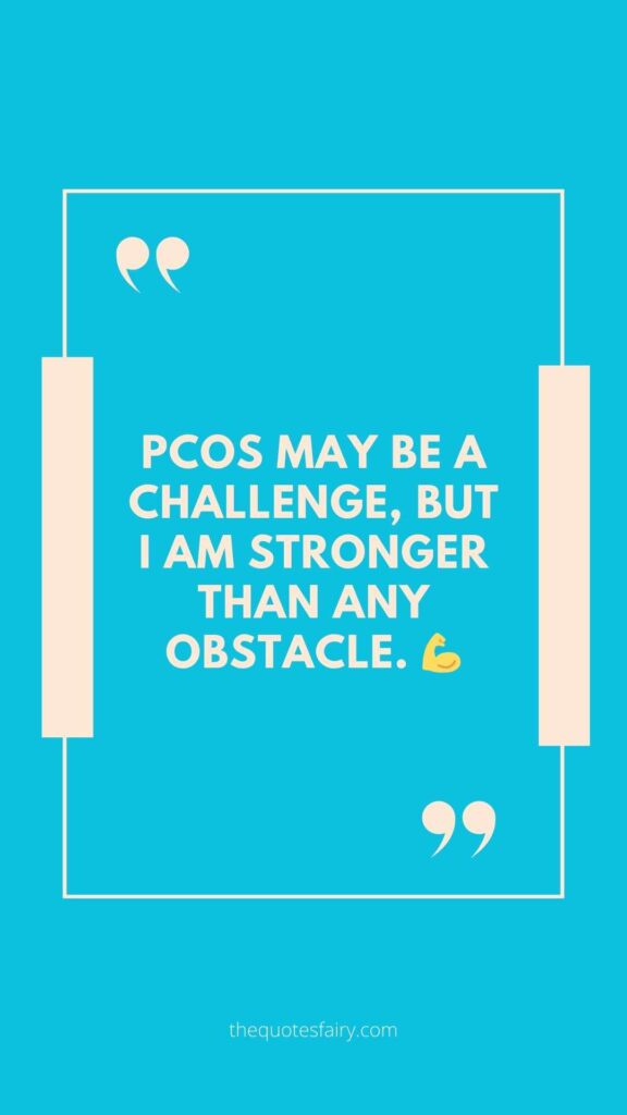 pcos challenge quotes